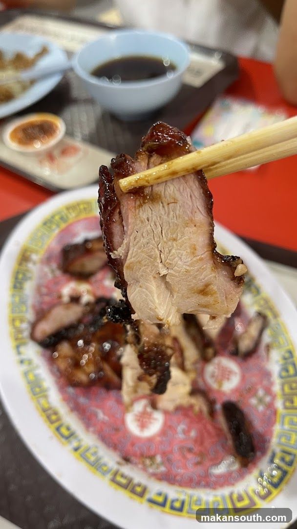 Roast Meat with Chopsticks