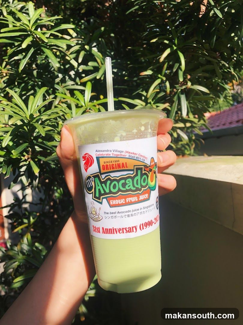 Avocado Juice Cup