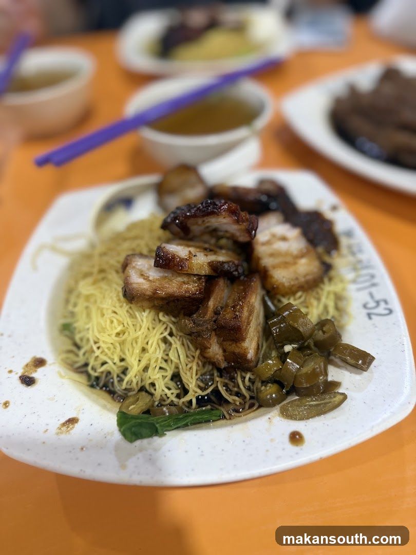 Noodle Dish with Roasted Pork