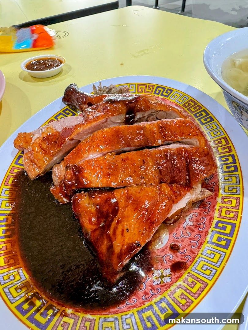 Sliced Roast Duck with Sauce
