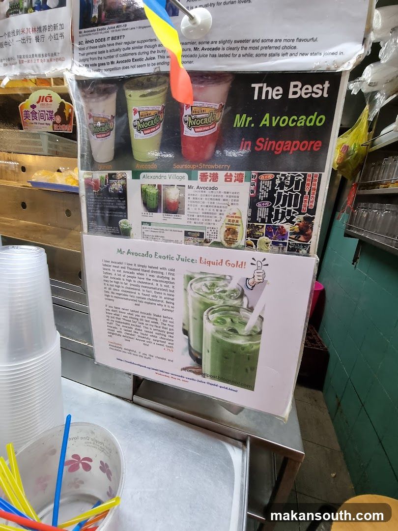 Mr. Avocado Juice Stand Display