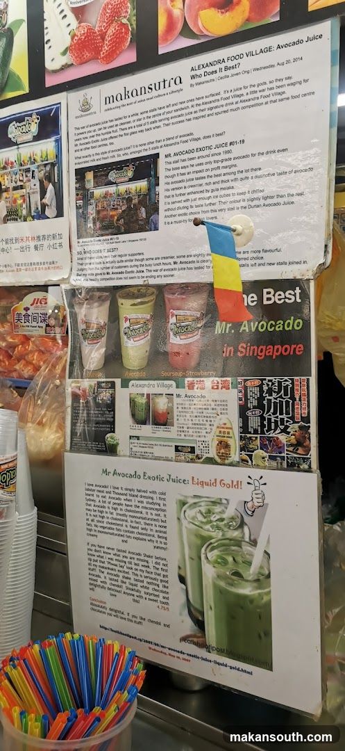 Avocado Juice Display and Posters