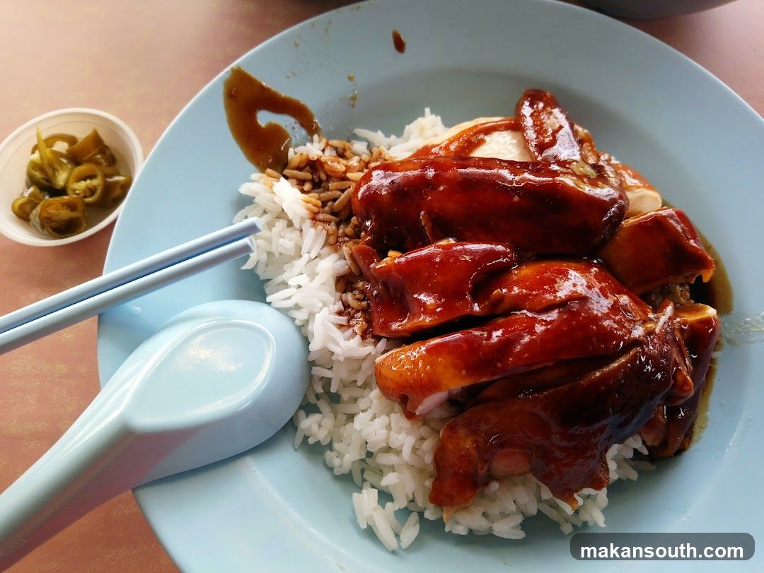 Hainanese Chicken Rice Plate
