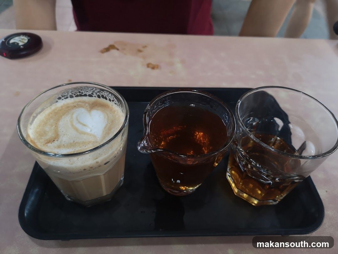 Coffee and Tea on Tray