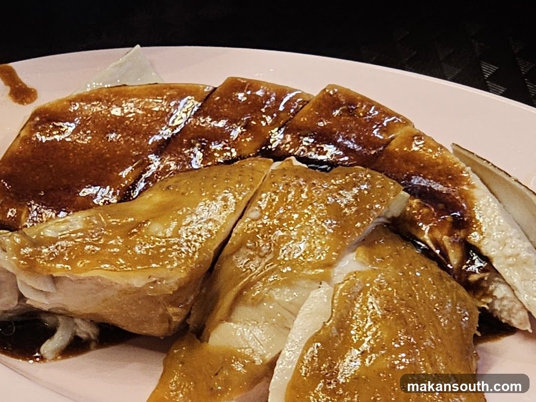 Sliced Roasted Chicken with Sauce