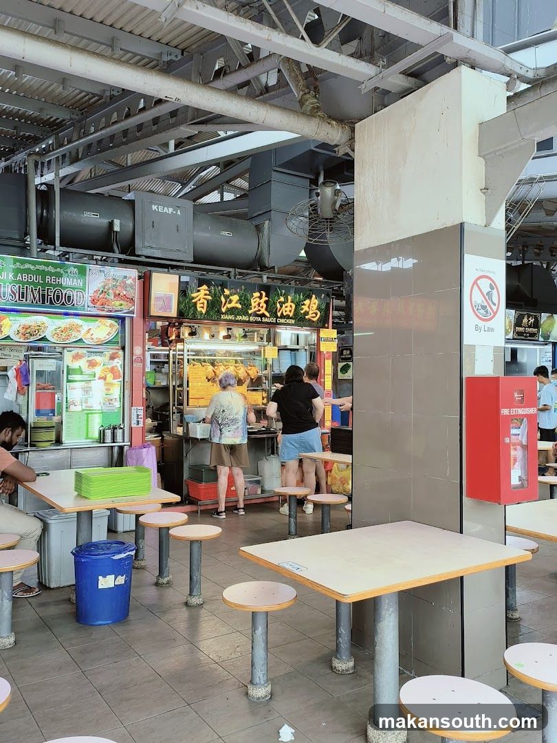Food Court Interior with Food Stall