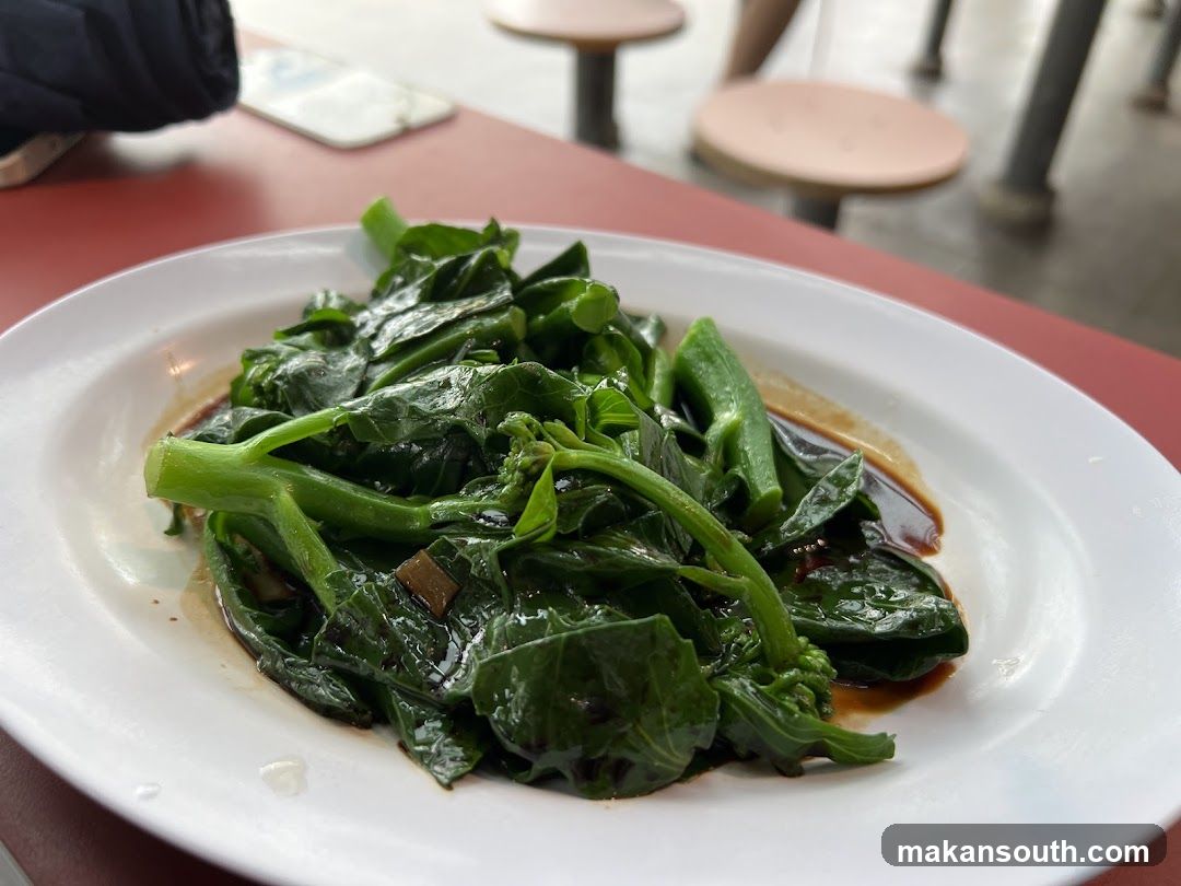 Braised Chinese Greens with Soy Sauce