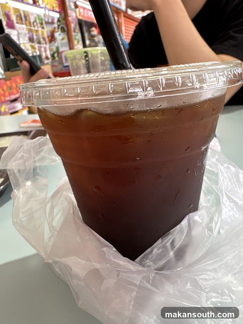 Iced Coffee in Plastic Cup