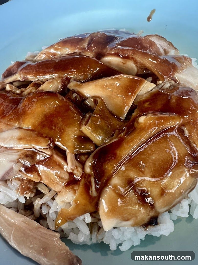 Chicken Rice with Sauce