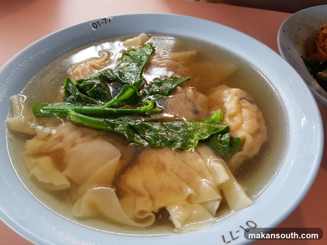 Wonton Soup with Greens