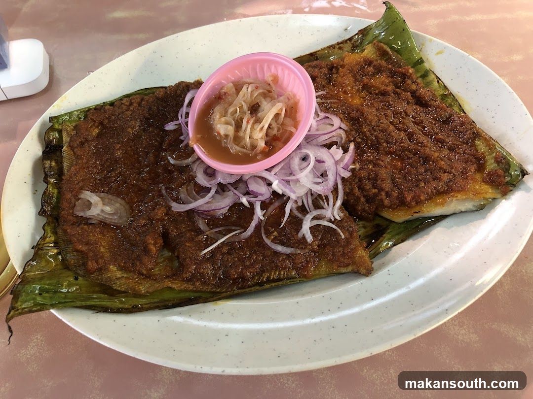 Grilled Fish with Curry and Onions