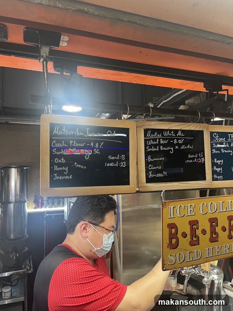 Brewery Staff at Counter