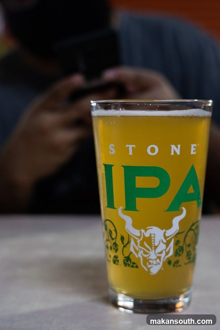 Stone IPA Beer Glass