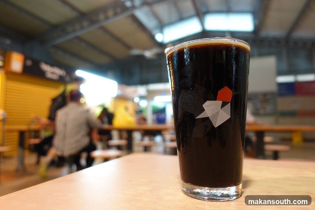 Dark Coffee in Glass at Market Hall