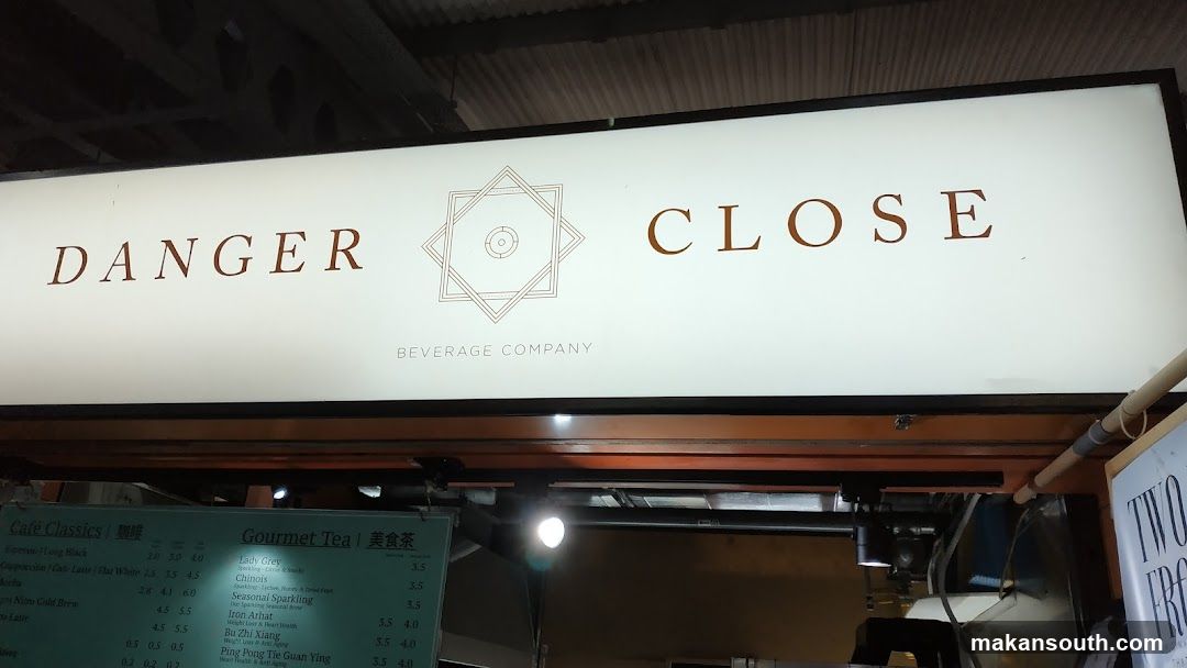Danger Close Beverage Company Signage