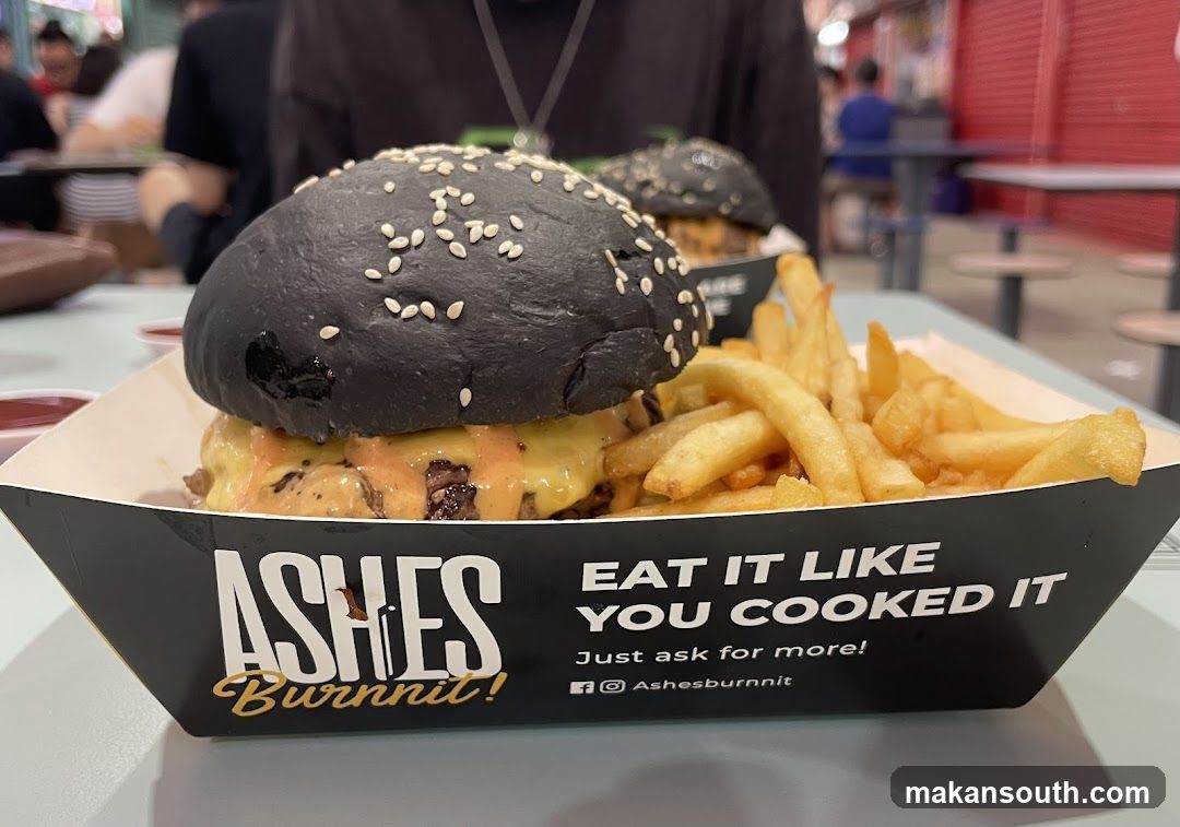 Ashes Burnnit Burger and Fries