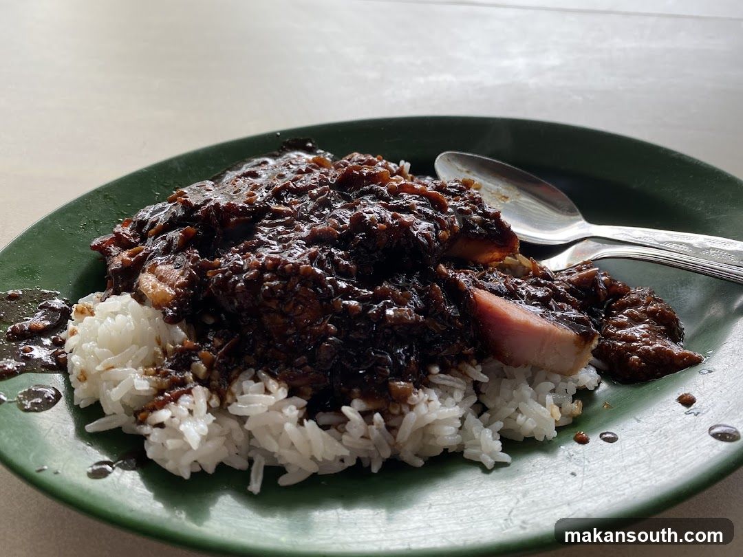 Sausage Rice with Dark Sauce
