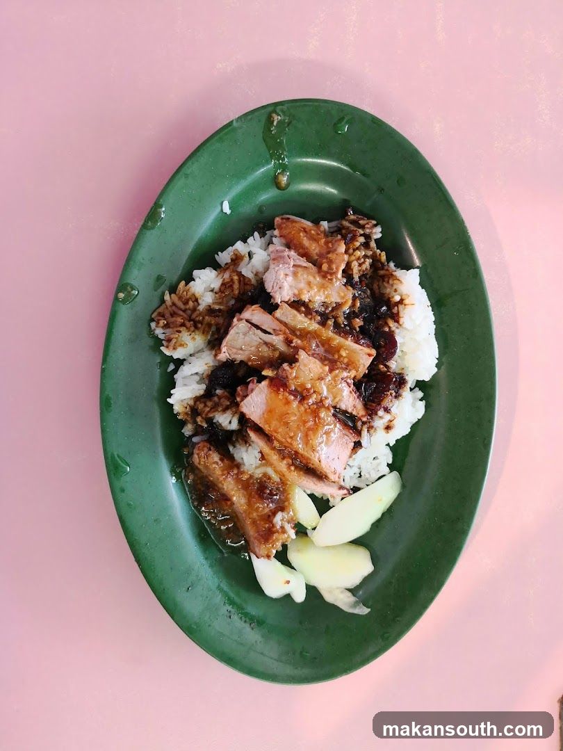 Roast Chicken Rice Plate
