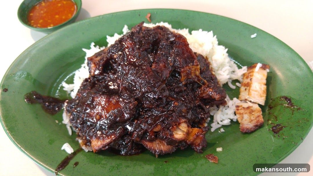 Sambal Chicken Rice Plate