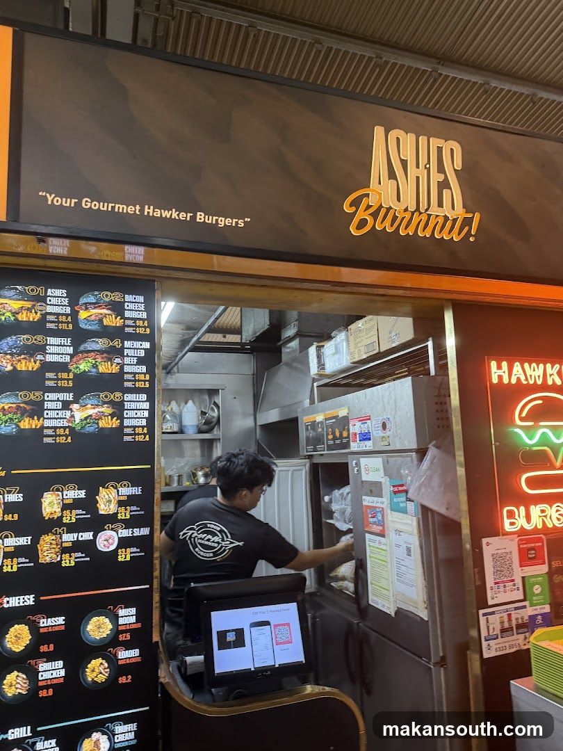 Ashes Burnout Burger Shop Front