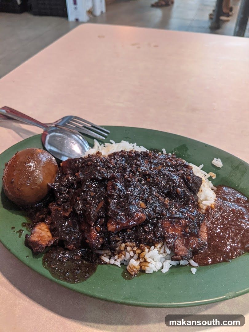 Braised Pork Rice with Egg