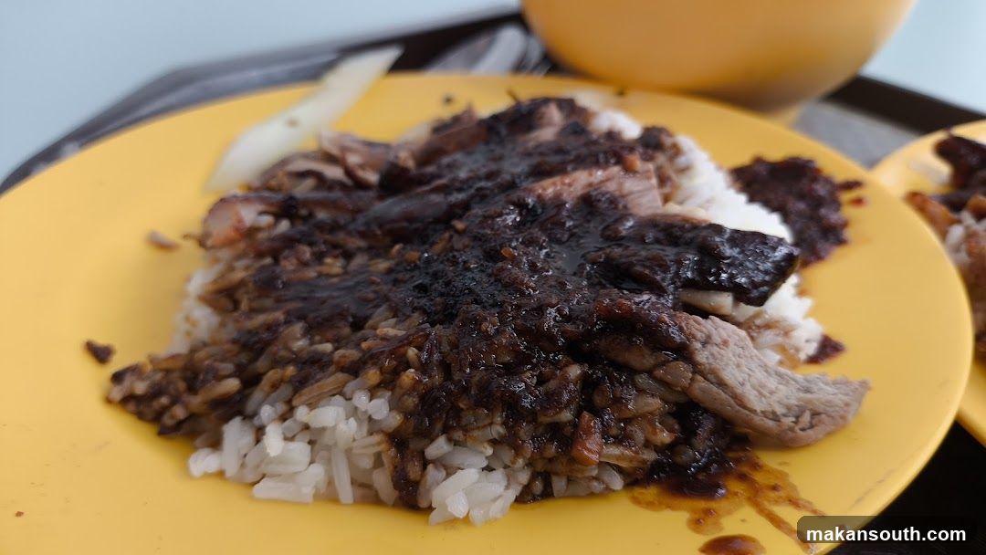 Meat Rice with Dark Sauce