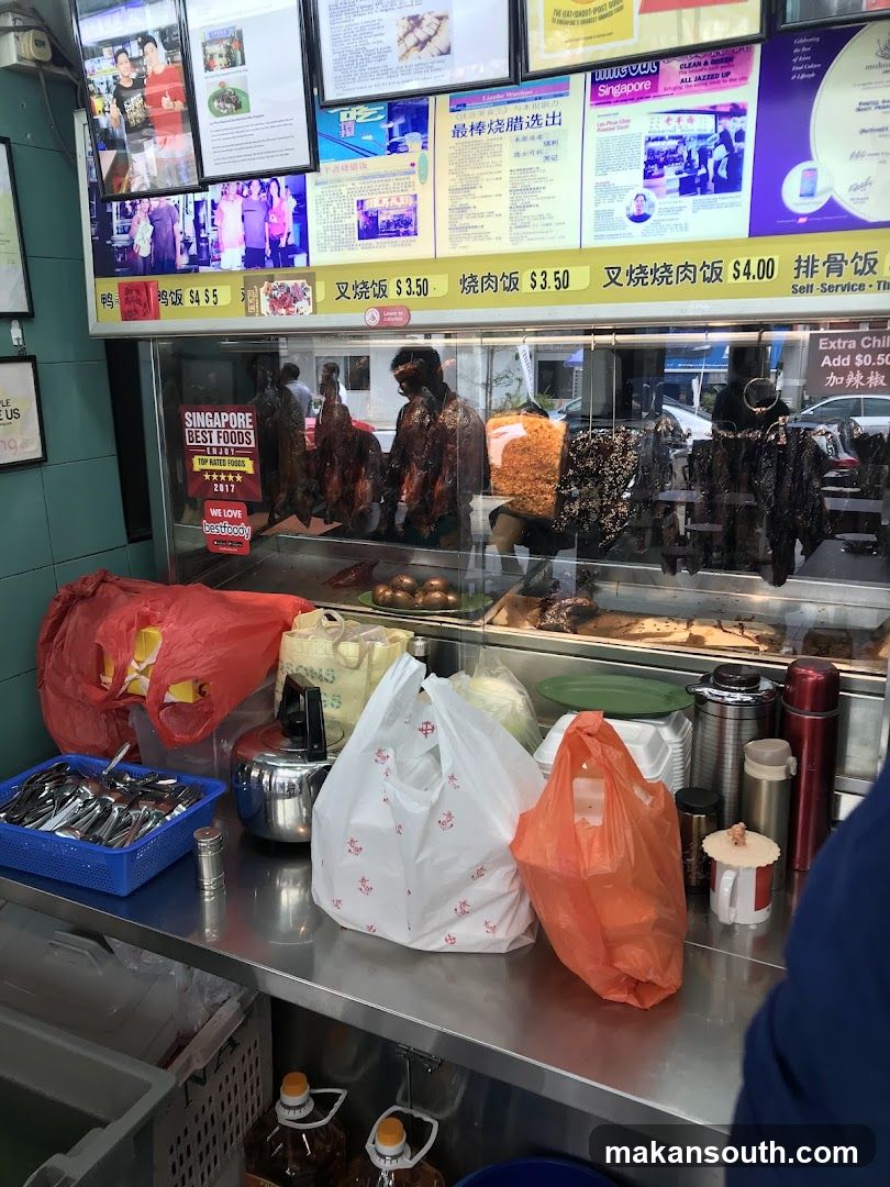 Food Stall Interior View