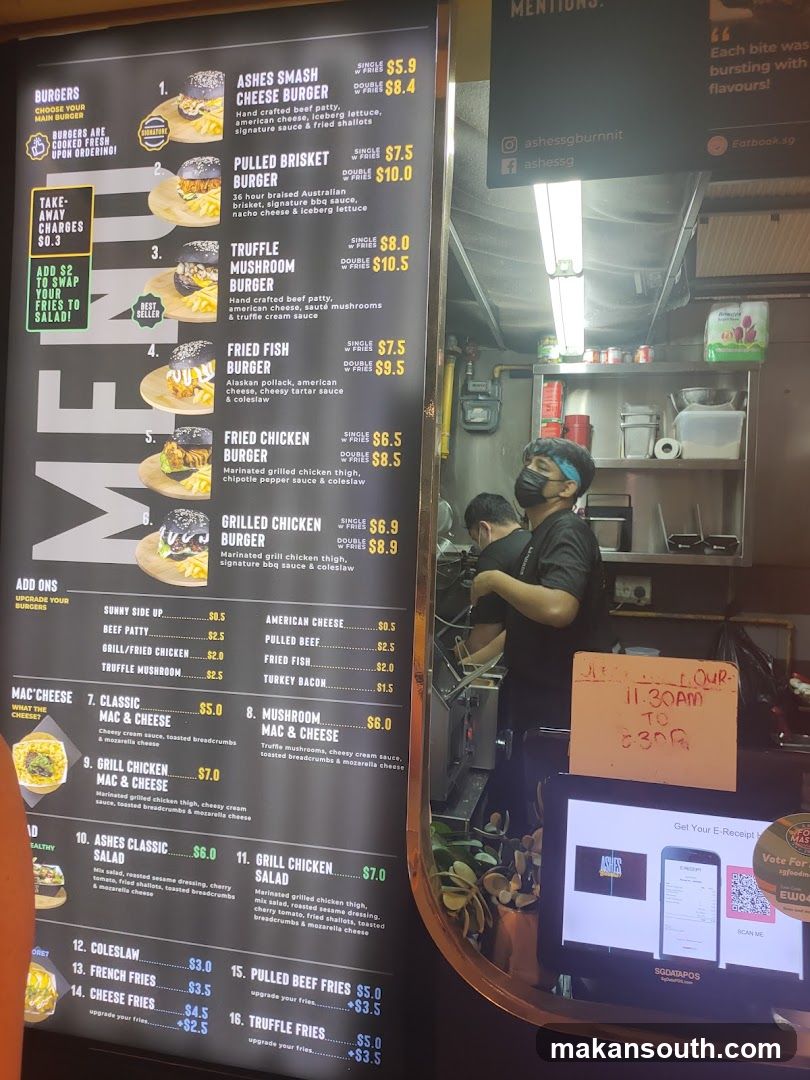 Burger Menu Board