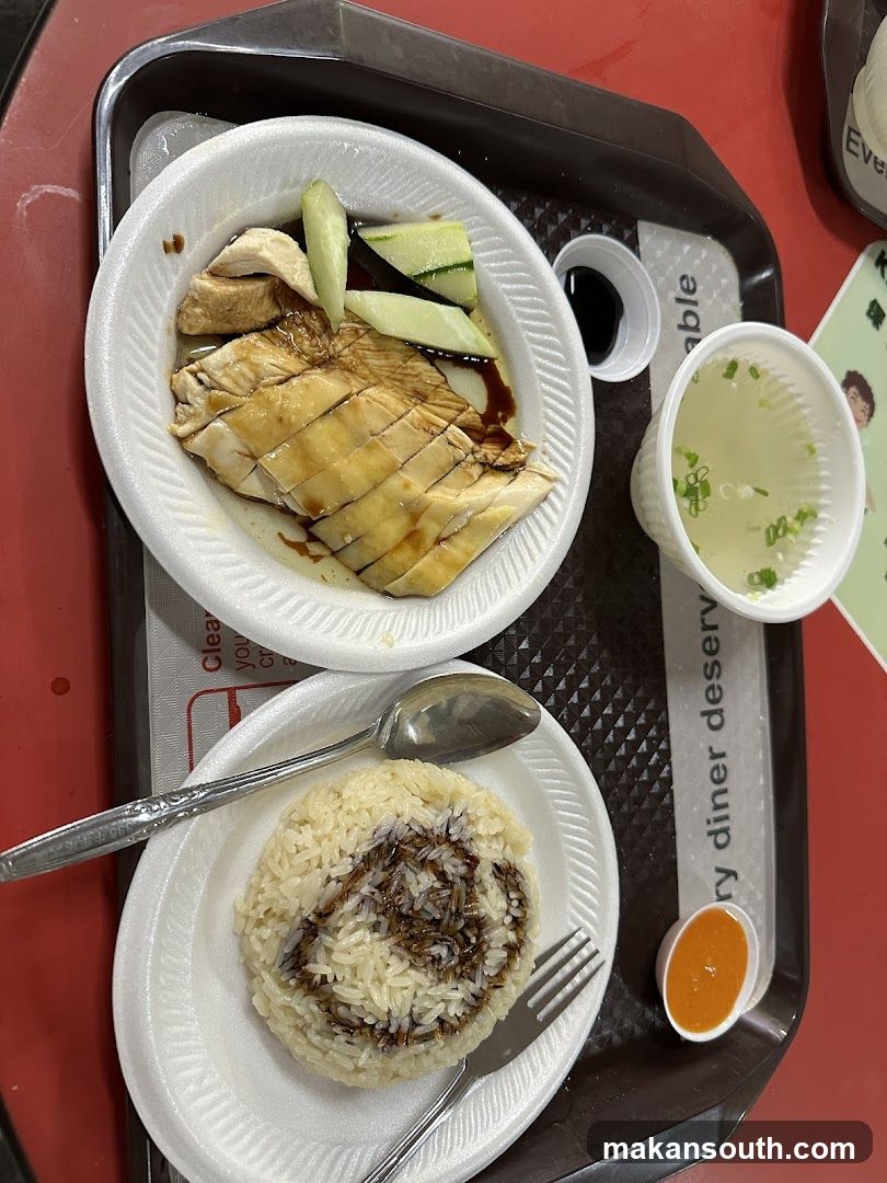 Hainanese Chicken Rice Meal