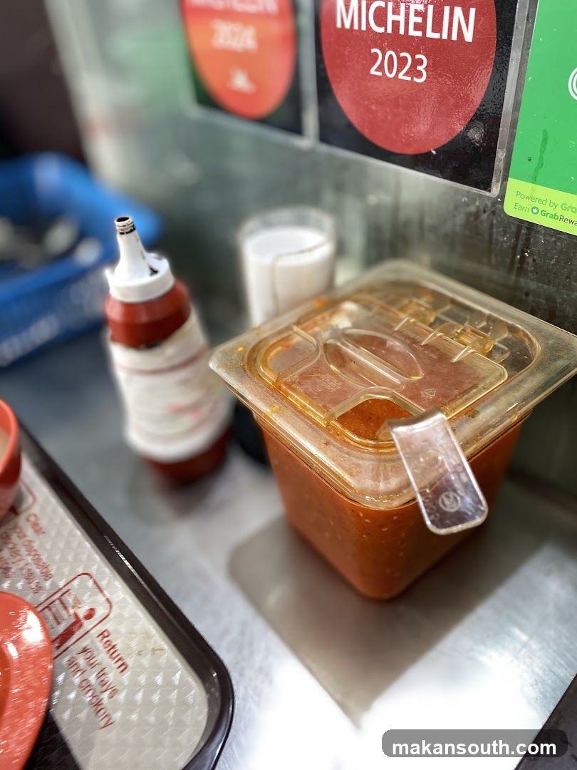 Food Station with Condiments and Awards