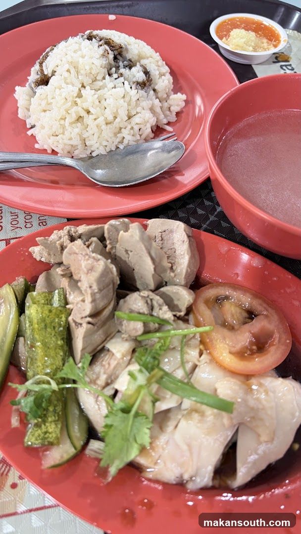 Hainanese Chicken Rice Plate