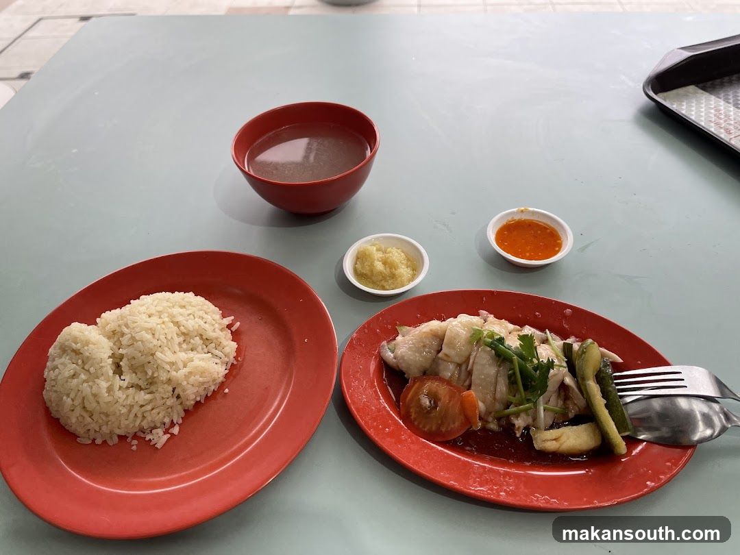 Hainanese Chicken Rice Meal