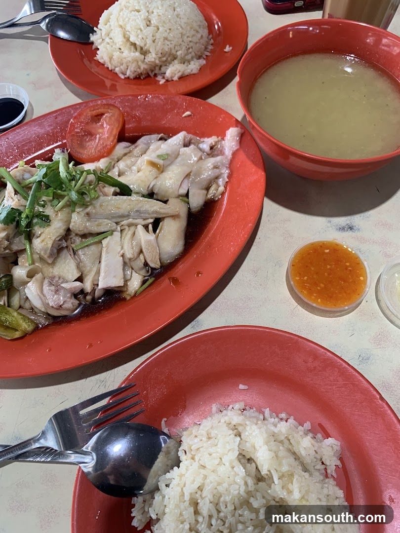 Hainanese Chicken Rice Meal