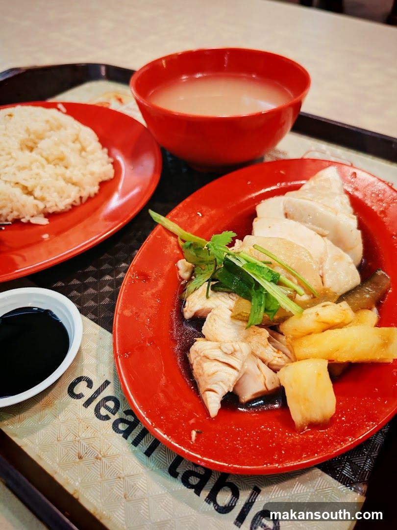 Hainanese Chicken Rice Meal