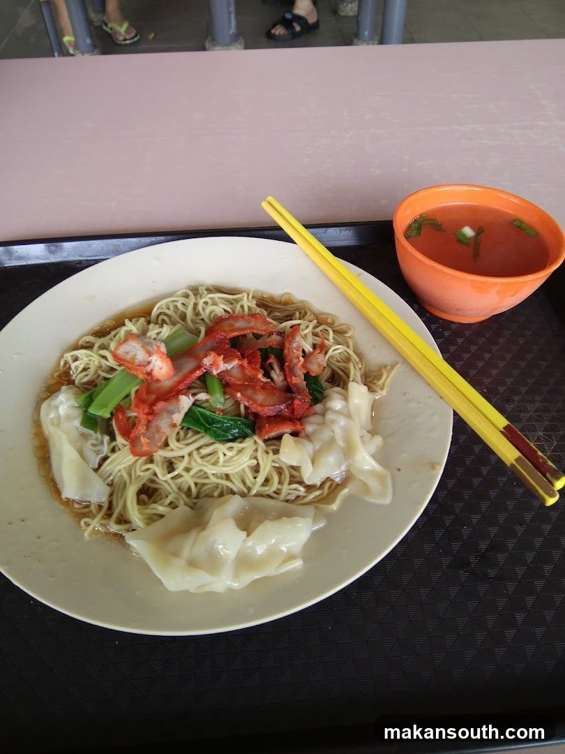 Noodle and Dumpling Dish with Soup
