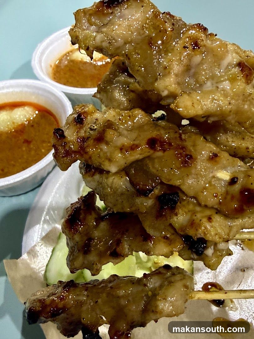 Grilled Meat Skewers with Sauces