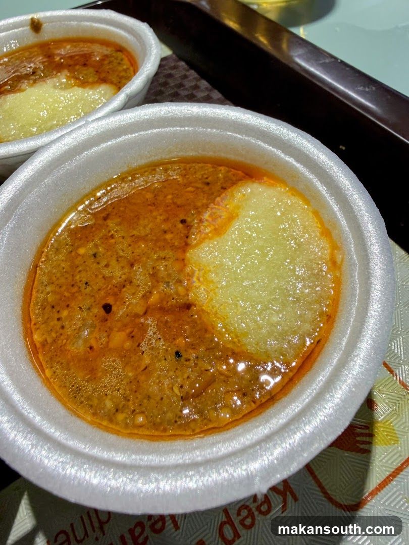 Dish in Foam Container