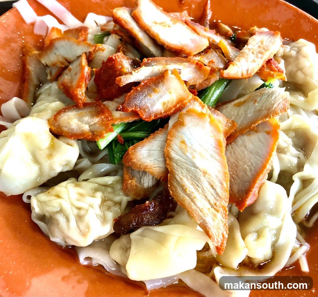 Roast Pork Noodle Dish