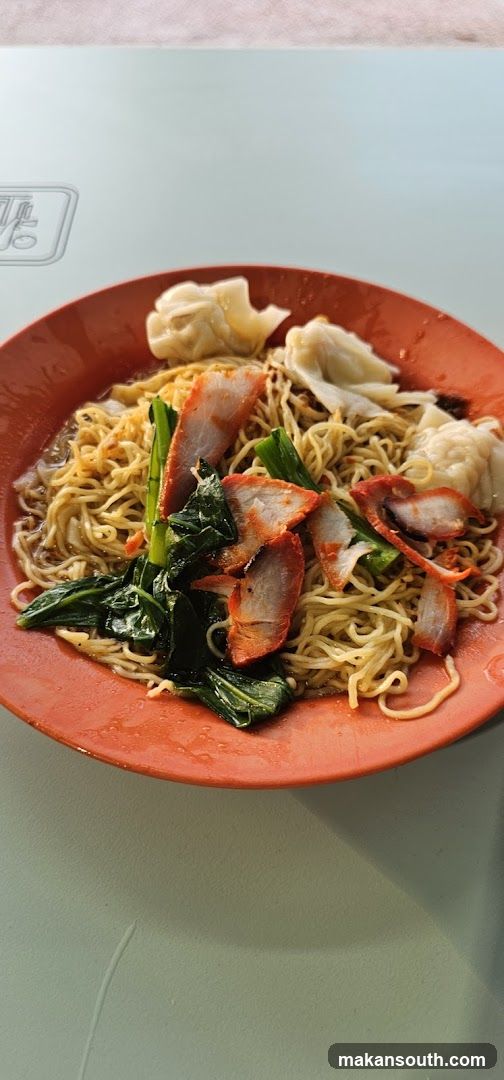 Noodle Dish with Dumplings and Meat