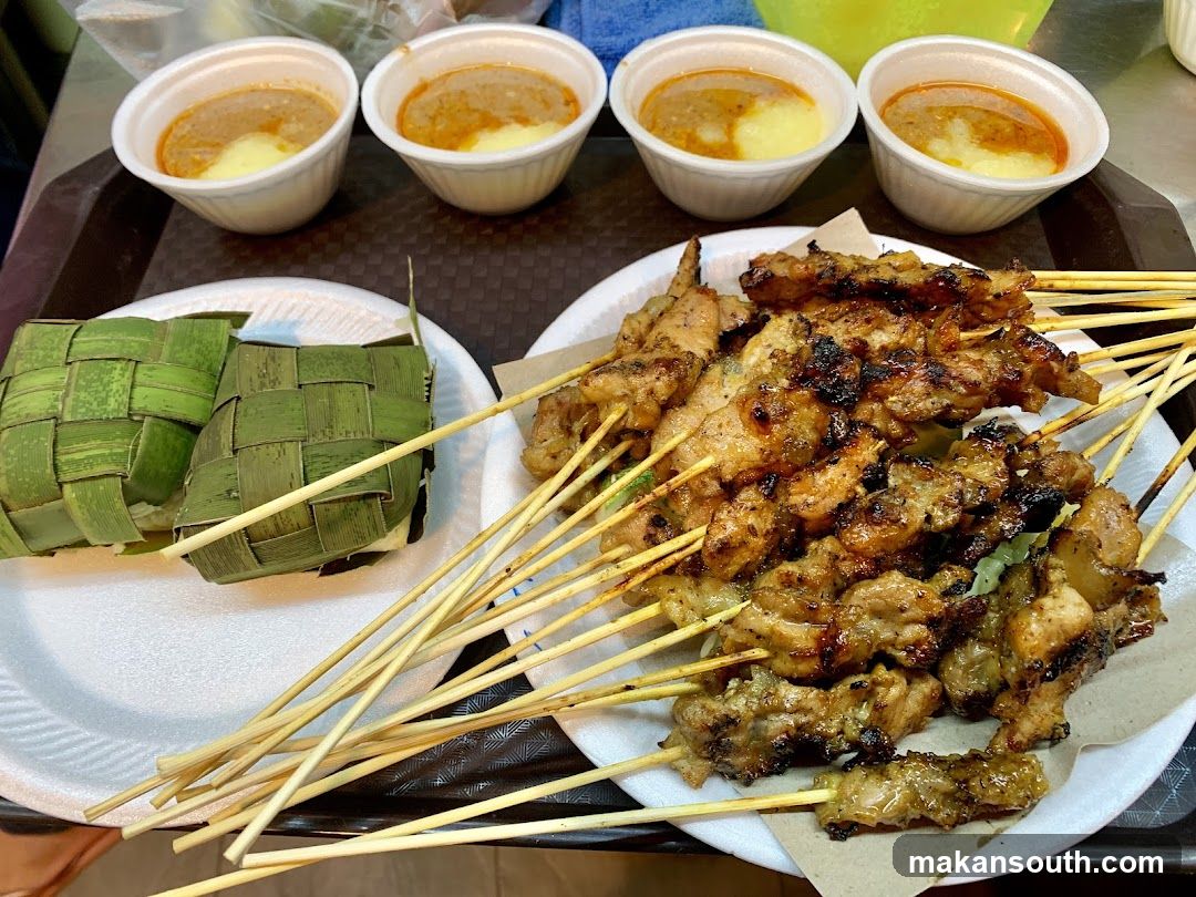 Grilled Satay and Traditional Dessert