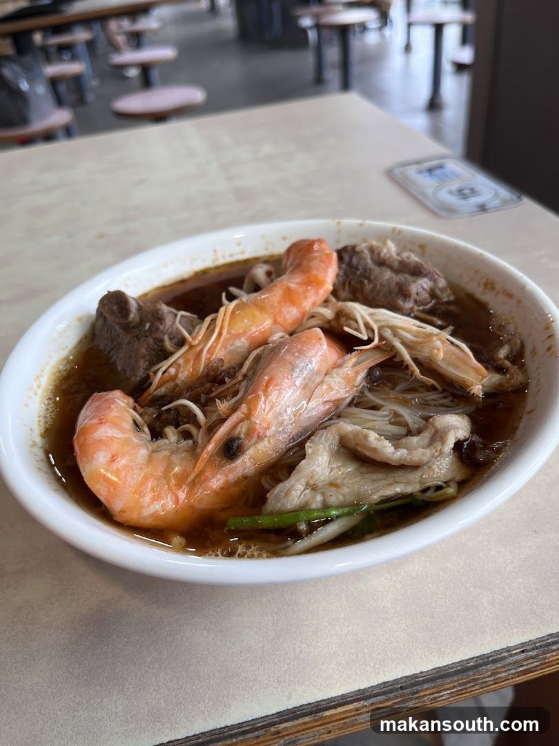 Shrimp Noodle Soup Bowl