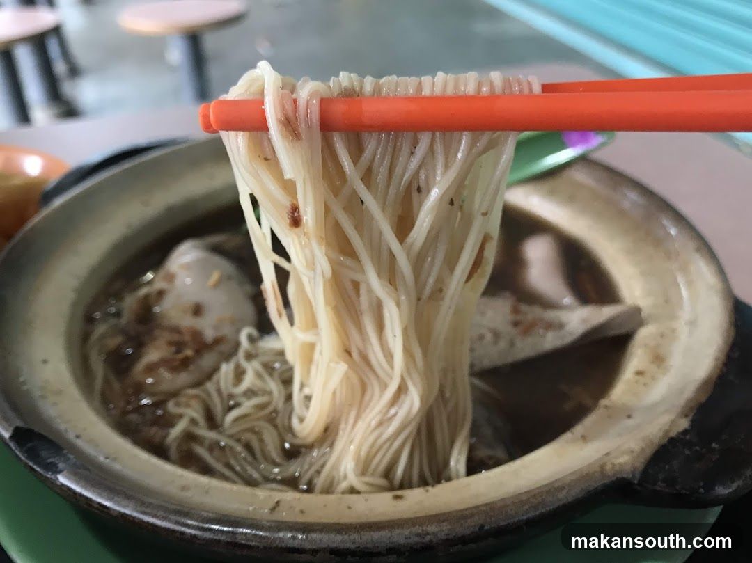 Noodle Bowl with Chopsticks