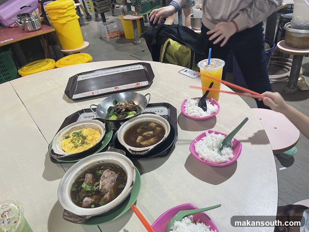 Dining Table with Food