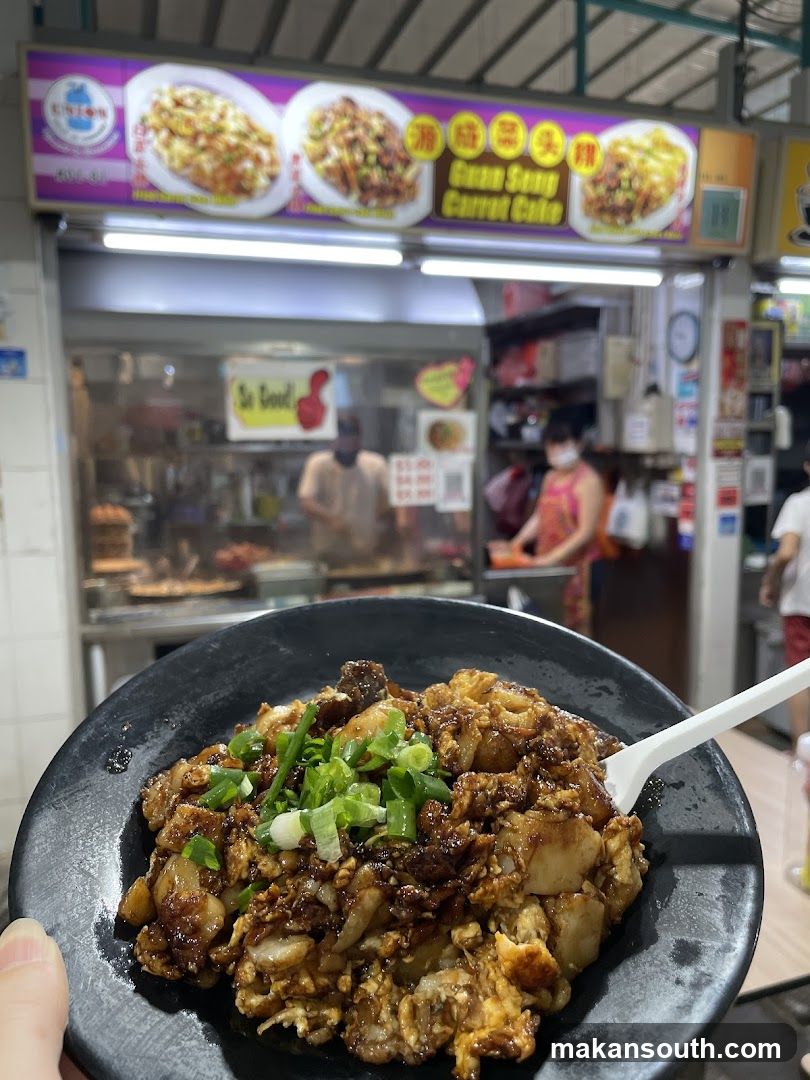 Carrot Cake Stall Food Shot