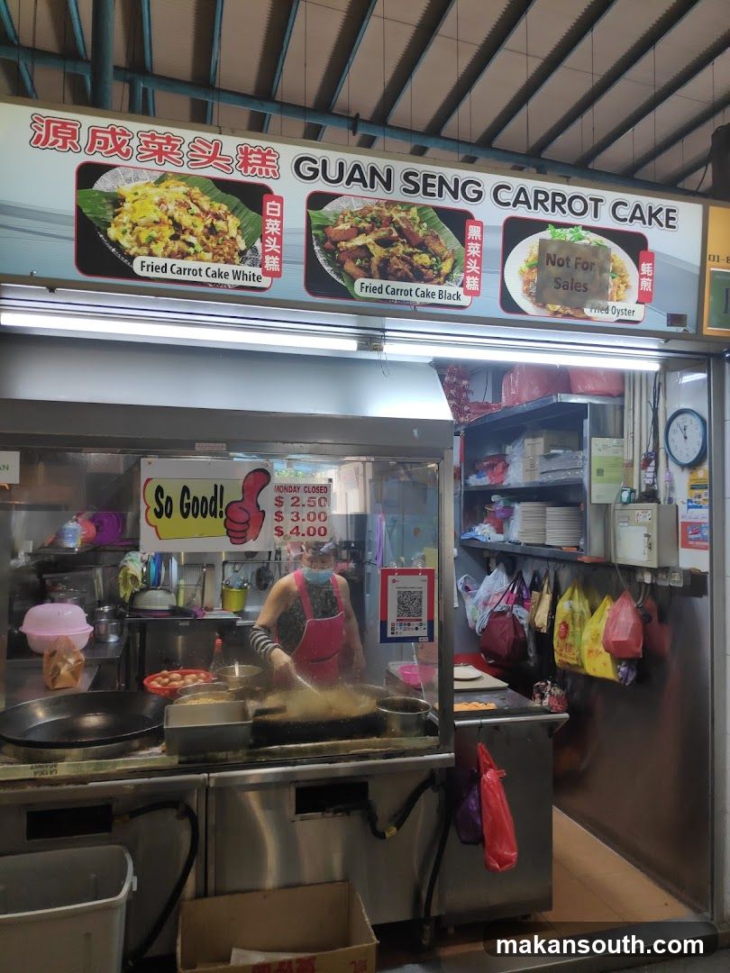 Guan Seng Carrot Cake Stall Interior