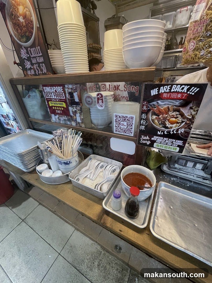 Food Stall Counter Display