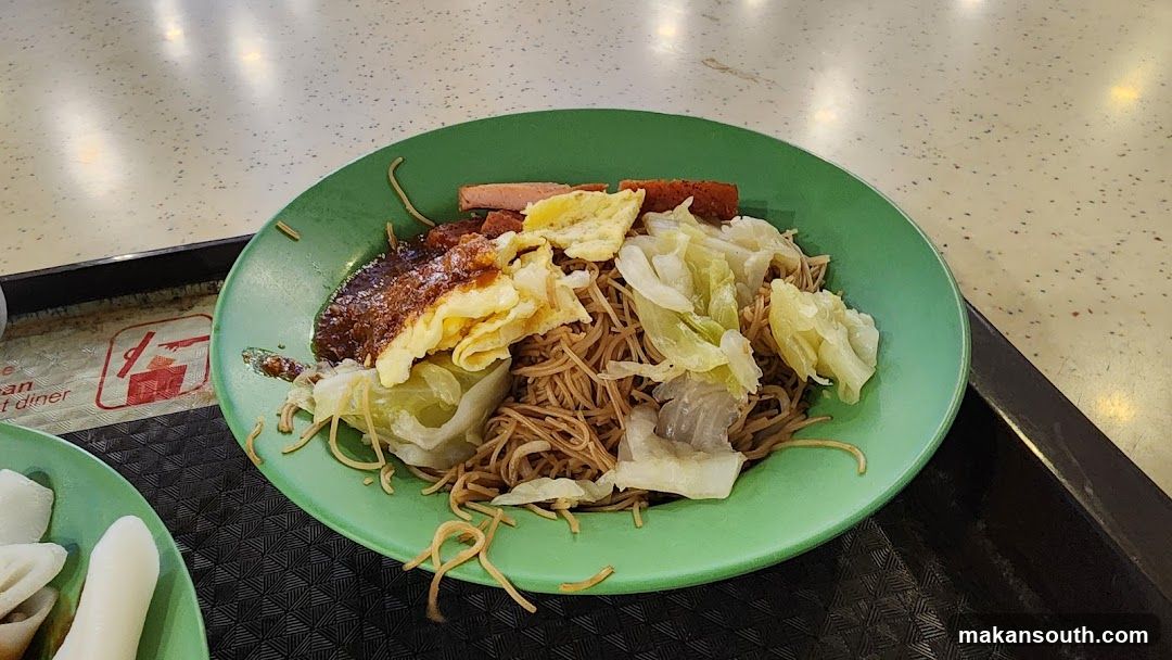 Food on a tray