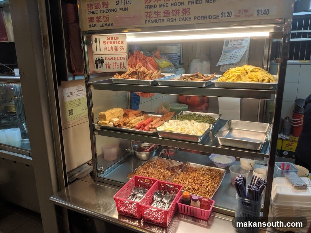 Food stall interior