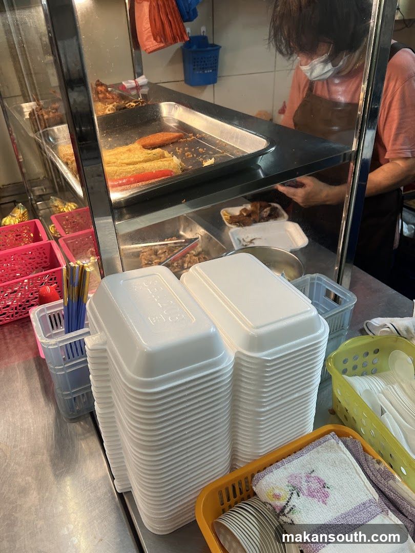 Food stall interior