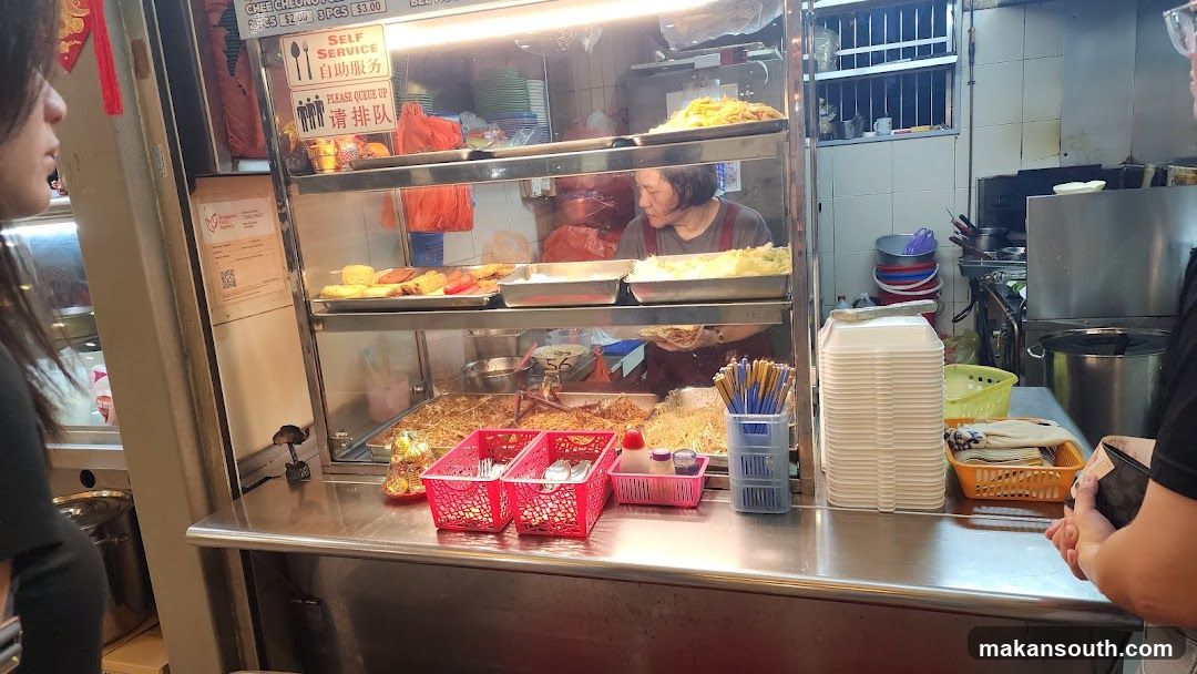Food stall interior